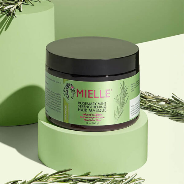 ماسک مو نعنا و رزماری میله mielle ضدریزش و تقویت کننده مو - تصویر 5