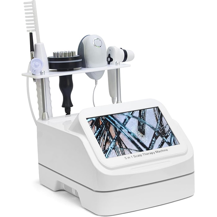 LIZZE-5-IN-1-SCALP-TREATMENT-MACHINE-1-min دستگاه اسکالپ 5 کاره 12 اینچ لیز
